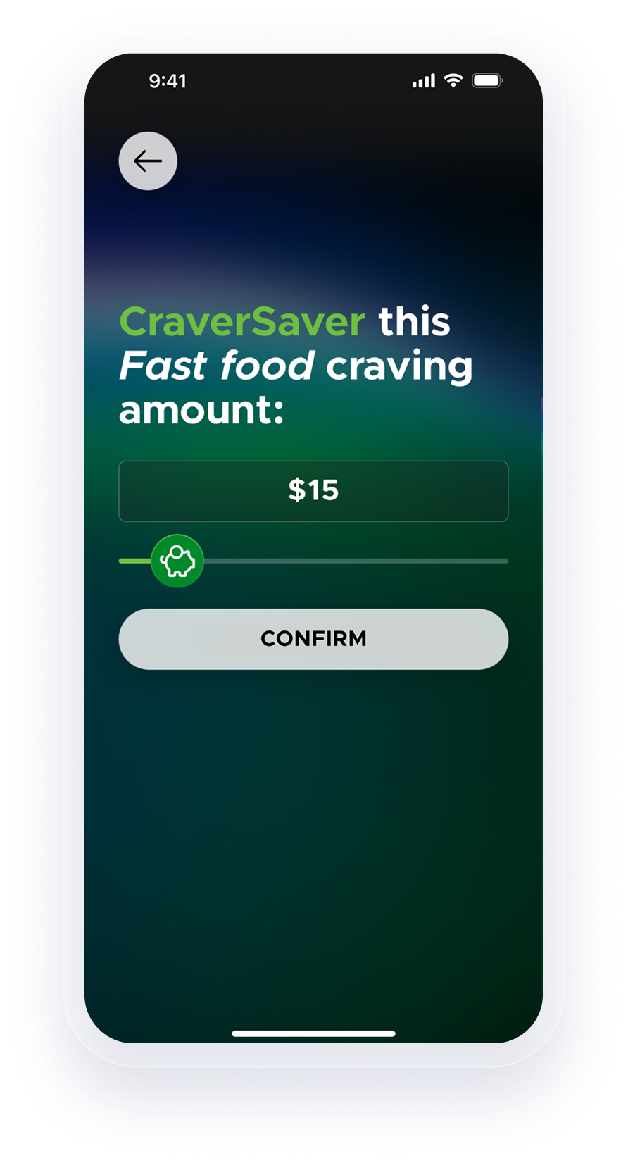 Confirm a craving save screen